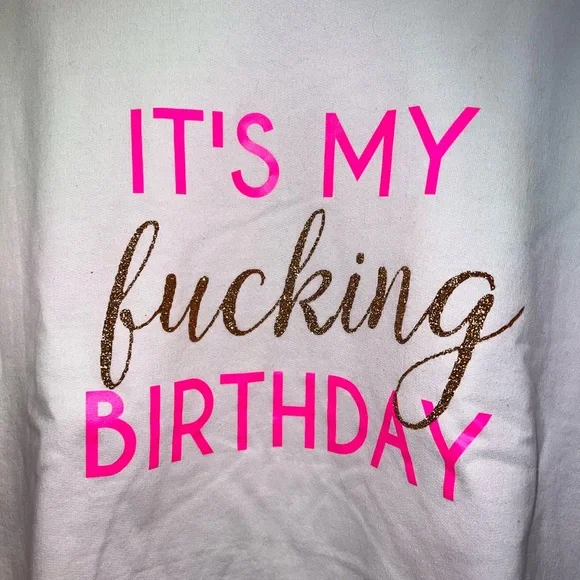 Custom Birthday Sweatshirt - Picture 2 of 4